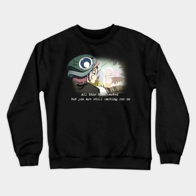 Made In Abyss ''WASTED TIME'' V1 Anime Crewneck Sweatshirt by riventis66